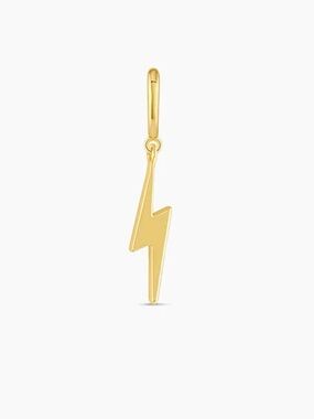 NWT Gorjana Lightning Parker Charm 18k Gold Plated